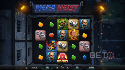 Mega Heist Slot - Gratis spelen en recensies (2024) 