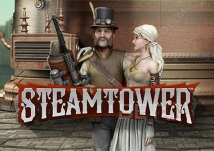 Geniet vaneen zeer hogeRTPbij het spelen van de Steam Towergokkast