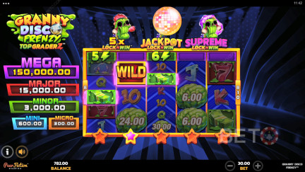 Granny Disco Frenzy Slot - Gratis spelen en recensies (2025) 